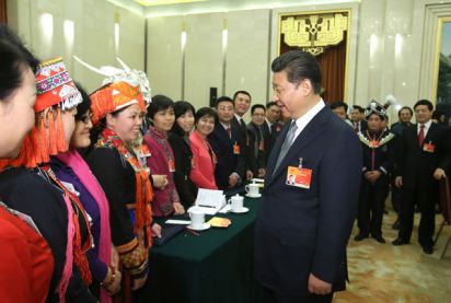 習近平參加廣西代表團審議